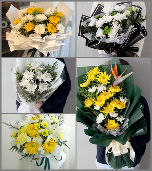 广东广州市增城区派潭镇车洞村白事花束代送